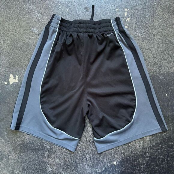 Adidas 100% Polyester Shorts Kids Youth Size Large Black Color Elastic Waist - Picture 11 of 12